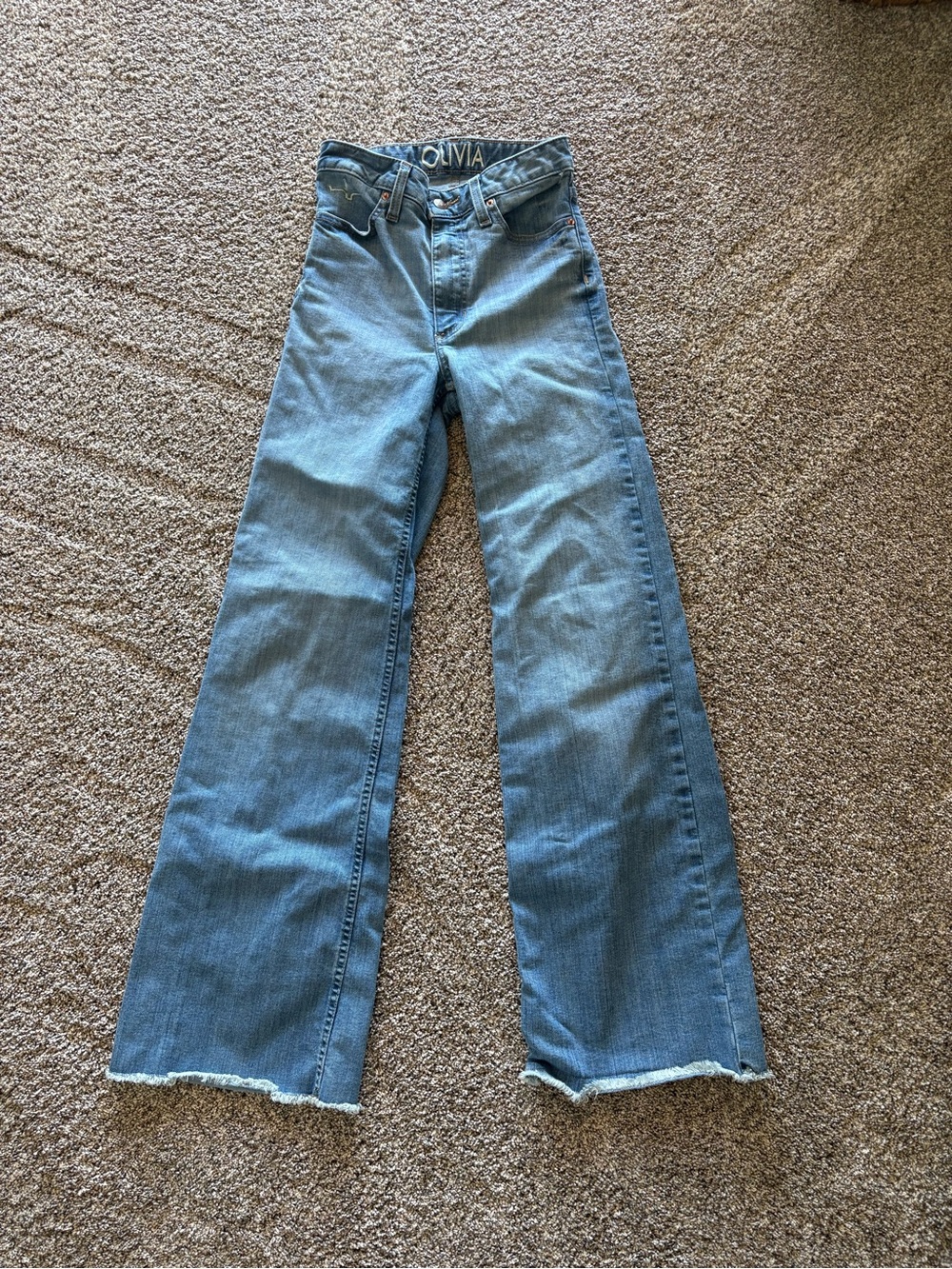 Kimes Ranch Light Blue Wide Leg Jeans